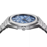 Buy Shop D1 Milano Ultra Thin Olympic Blue Dial Silver Steel Strap Watch for Men - D1-UTBJ35 USA Online