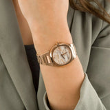 Buy Shop D1 Milano Ultra Thin Marble Dial Rose Gold Steel Strap Watch for Women - D1-UTBL14 USA Online