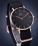 Buy Shop Daniel Wellington Classic Petite Cornwall Black Dial Black NATO Strap Watch For Women - DW00100215 USA Online