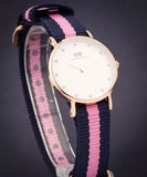 Buy Shop Daniel Wellington Classy Winchester White Dial Two Tone NATO Strap Watch For Women - DW00100065 USA Online