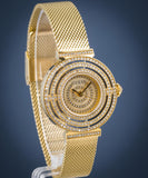 Buy Shop Guess Dream Quartz Gold Dial Gold Mesh Strap Watch For Women - GW0550L2 USA Online