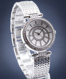 Buy Shop Guess Muse Quartz White Dial Silver Steel Strap Watch For Women - W1008l1 USA Online