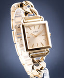 Buy Shop Guess Vanity Gold Dial Gold Steel Strap Watch for Women - W1029L2 USA Online