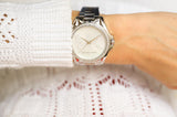 Buy Shop Michael Kors Bradshaw Quartz Silver Dial Silver Steel Strap Watch For Women - MK6554 USA Online