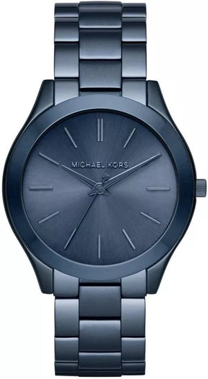 Buy Shop Michael Kors Runway Quartz Blue Dial Blue Steel Strap Watch For Women - MK3419 USA Online