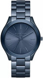 Buy Shop Michael Kors Runway Quartz Blue Dial Blue Steel Strap Watch For Women - MK3419 USA Online
