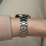 Seiko Diamond Silver Dial Silver Steel Strap Watch for Women - SUR579P1