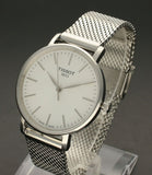 Buy Shop Tissot Everytime Lady Silver Dial Silver Mesh Bracelet Watch for Women - T143.210.11.011.00 USA Online
