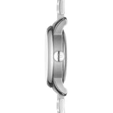 Buy Shop Tissot Le Locle Automatic Diamonds Mother of Pearl Black Dial Silver Steel Strap Watch For Women - T006.207.11.126.00 USA Online