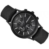 Buy Shop Emporio Armani Renato Chronograph Black Dial Black Nylon Strap Watch For Men - AR11457 USA Online