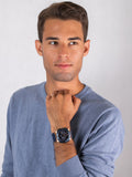 Buy Shop Guess Genesis Quartz Blue Dial Blue Silicone Strap Watch For Men - W1254G3 USA Online