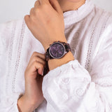 Buy Shop Michael Kors Ritz Chronograph Purple Dial Purple Steel Strap Watch For Women - MK6720 USA Online