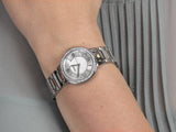Buy Shop Fossil Virginia Silver Dial Silver Steel Strap Watch for Women - ES3282 USA Online