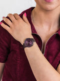 Buy Shop Fossil Jacqueline Brown Dial Brown Steel Strap Watch for Women - ES4100 USA Online