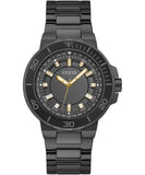 Buy Shop Guess Track Black Dial Black Steel Strap Watch for Men - GW0426G3 USA Online