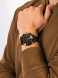 Buy Shop Fossil Townsman Chronograph Black Dial Brown Leather Strap Watch for Men - FS5437 USA Online