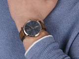 Buy Shop Maserati Epoca Blue Dial Brown Leather Strap Watch For Men - R8851118001 USA Online