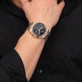 Buy Shop Maserati Competizione Chronograph Black Dial Two Tone Steel Strap Watch For Men - R8853100016 USA Online