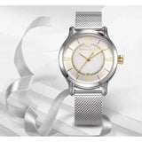 Maserati Epoca Mother of Pearl Dial Silver Mesh Strap Watch For Women - R8853118504