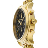 Buy Shop Maserati Epoca Chronograph Black Dial Gold Steel Strap Watch For Men - R8873618023 USA Online