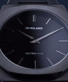 Buy Shop D1 Milano Ultra Thin Black Dial Gray Steel Strap Watch for Men - D1-UTBJ15 USA Online
