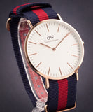 Buy Shop Daniel Wellington Classic Oxford White Dial Two Tone NATO Strap Watch For Men - DW00100001 USA Online