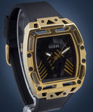 Guess Legend Black Dial Black Rubber Strap Watch For Men - GW0500G1