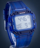 Buy Shop Guess Stealth Blue Dial Blue Rubber Strap Watch for Men - GW0270G3 USA Online