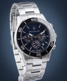Buy Shop Maserati Competizione Chronograph Blue Dial Silver Steel Strap Watch For Men - R8873600009 USA Online