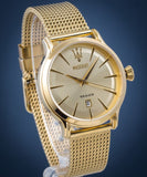 Buy Shop Maserati Epoca Golden Dial Golden Mesh Bracelet Watch For Men - R8853118003 USA Online