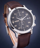 Buy Shop Maserati Epoca Chronograph Blue Dial Brown Leather Strap Watch For Men - R8871618001 USA Online