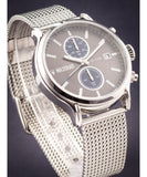 Buy Shop Maserati Epoca 42mm Black Dial Steel Silver Mesh Bracelet Watch For Men - R8873618003 USA Online