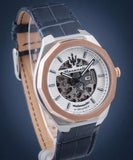 Buy Shop Maserati Stile Automatic Limited Edition White Dial Blue Leather Strap Watch For Men - R8821142001 USA Online