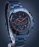 Maserati Traguardo Chronograph Blue Dial Blue Steel Strap Watch For Men - R8873612054