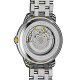 Tissot T Classic Automatics III White Dial Two Tone Steel Strap Watch For Men - T065.430.22.031.00