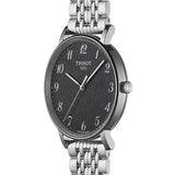 Buy Shop Tissot T Classic Everytime Quartz Black Dial Silver Steel Strap Watch for Men - T109.410.11.072.00 USA Online