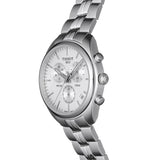 Buy Shop Tissot T Classic PR 100 Chronograph Silver Dial Silver Steel Strap Watch For Men - T101.417.11.031.00 USA Online