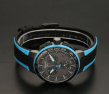 Buy Shop Tissot T Race Cycling Chronograph Black Dial Two Tone Rubber Strap Watch For Men - T111.417.37.441.05 USA Online