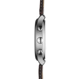 Buy Shop Tissot T Classic Tradition Chronograph White Dial Brown Leather Strap Watch For Men - T063.617.16.037.00 USA Online
