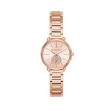 Buy Shop Michael Kors Portia Analog Quartz Rose Gold Dial Rose Gold Steel Strap Watch For Women - MK3839 USA Online