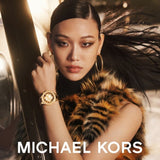 Buy Shop Michael Kors Camille Chronograph Brown Dial Two Tone Steel Strap Watch For Women - MK7269 USA Online