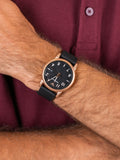 Buy Shop Emporio Armani Luigi Quartz Black Dial Black Rubber Strap Watch For Men - AR11097 USA Online