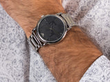 Buy Shop Emporio Armani Classic Quartz Grey Dial Silver Steel Strap Watch For Men - AR11134 USA Online