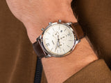 Buy Shop Fossil Neutra Chronograph White Dial Brown Leather Strap Watch for Men - FS5380 USA Online