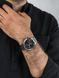 Buy Shop Fossil Townsman Chronograph Grey Dial Silver Steel Strap Watch for Men - FS5407 USA Online