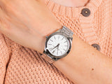 Buy Shop Michael Kors Runway Silver Dial Silver Stainless Steel Strap Watch for Women - MK3371 USA Online
