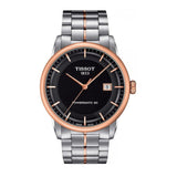 Buy Shop Tissot Luxury Powermatic 80 Black Dial Silver Steel Strap Watch For Men - T086.407.22.051.00 USA Online