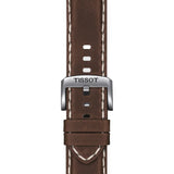 Tissot Supersport Chrono Black Dial Brown Leather Strap Watch for Men - T125.617.16.051.01