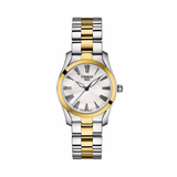 Buy Shop Tissot T Wave Quartz Mother of Pearl Dial Two Tone Steel Strap Watch for Women - T112.210.22.113.00 USA Online