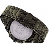 Buy Shop Tommy Hilfiger Quartz Black Dial Black Steel Strap Watch for Men - 1791634 USA Online